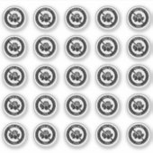 Sticker Tree Nut Free Wedding Place Card Mini Food Allergy (Devant)