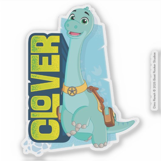 Sticker Trèfle | Dino Ranch (Devant)