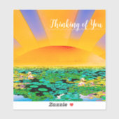 Sticker TRÈS BIEN TRANQUILLE Carte plate 5x7 (Feuille)