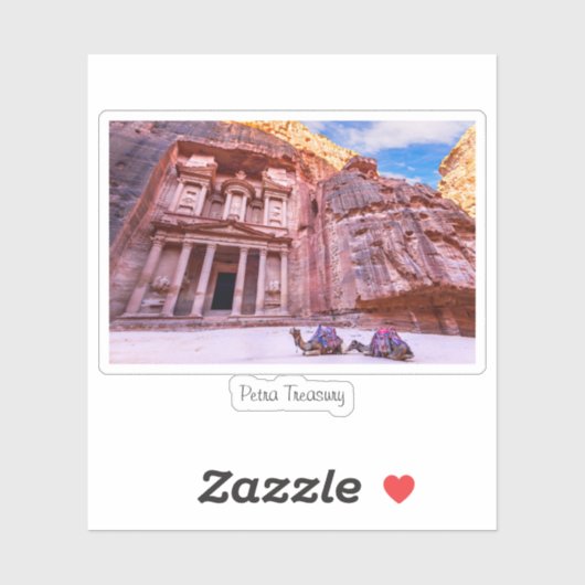 Sticker Trésor de Petra (Feuille)