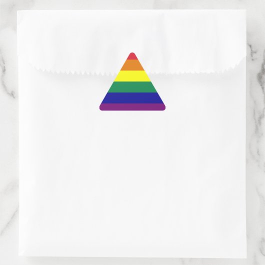 Sticker triangle arc-en-ciel (Sac)