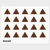 Sticker triangle Brown (Feuille)