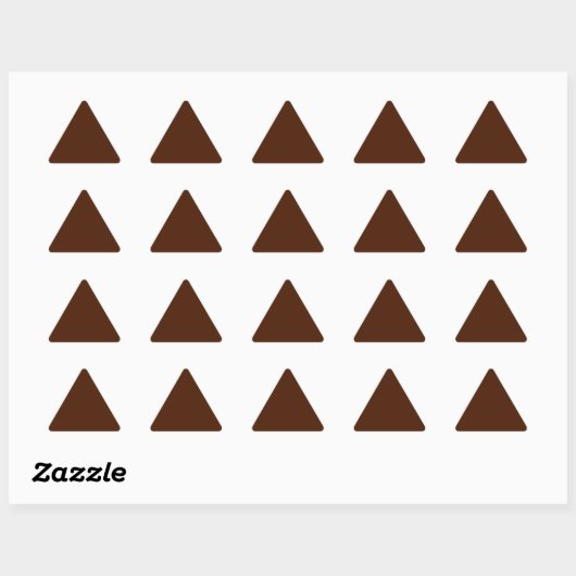 Sticker triangle Brown (Feuille)
