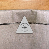 Sticker triangle d'affaires Grey Saint Patrick