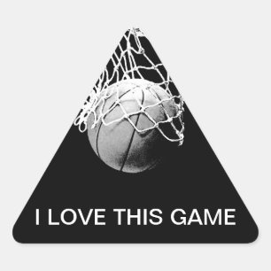 Sticker triangle de basket
