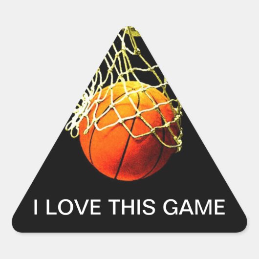 Sticker triangle de basket (Devant)