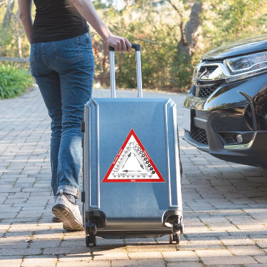 Sticker Triangle d'exposition (Valise Insitu)