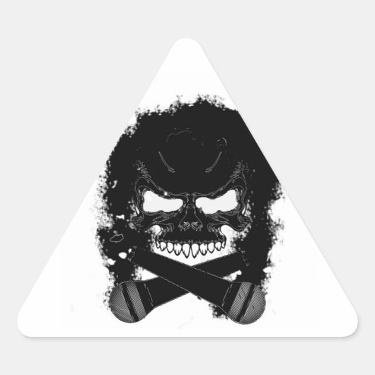 Sticker Triangle KaC Skull (Devant)