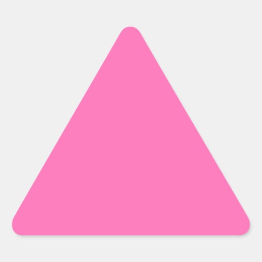 Sticker triangle rose chaud (Devant)