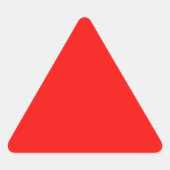 Sticker triangle rouge (Devant)