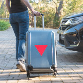 Sticker triangle rouge inversé (Valise Insitu)