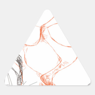 Sticker Triangulaire 00010 Art abstrait