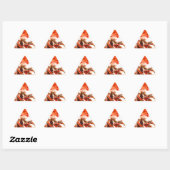 Sticker Triangulaire Abstrait contemporain (Feuille)