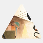 Sticker Triangulaire Abstrait Kandinsky (Devant)