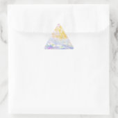 Sticker Triangulaire abstrait, nénuphars de Monet 7 (Sac)