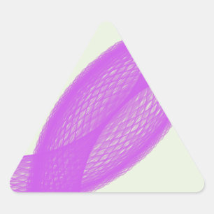 Sticker Triangulaire accomplissement spirituel pourpre