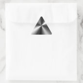 Sticker Triangulaire acier inoxydable (Sac)
