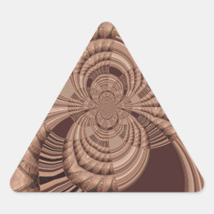 Sticker Triangulaire African Hakuna Matata Fractal Art Print/Graphic