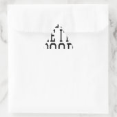 STICKER TRIANGULAIRE AIDEZ-MOI À M'INSUFFISER (Sac)