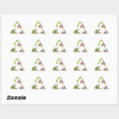 Sticker Triangulaire Ailes Whimsical : Belle conception à thème papillo (Feuille)