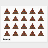 Sticker Triangulaire Allez Zebra Safari Art Imprimer/Graphique (Feuille)
