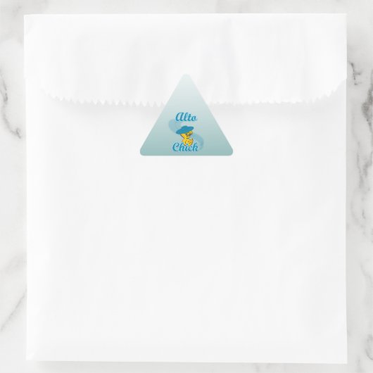 Sticker Triangulaire Alto Chick #3 (Sac)