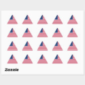 Sticker Triangulaire American USA Flag Pride Design-76353 (Feuille)