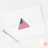 Sticker Triangulaire American USA Flag Pride Design-76353 (Enveloppe)