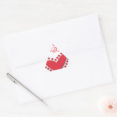 Sticker Triangulaire amoureux (Enveloppe)