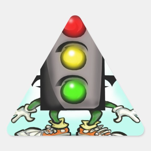 Sticker Triangulaire Amusement du trafic (Devant)
