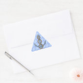 Sticker Triangulaire Ancre avec corde (Enveloppe)