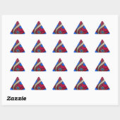 Sticker Triangulaire Ancre rouge (Feuille)