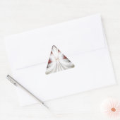 Sticker Triangulaire Angel Wings Snowflake Fractal (Enveloppe)