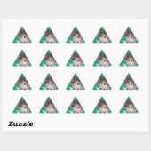Sticker Triangulaire Anime de lit, dessin original (Feuille)