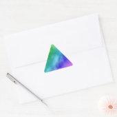 Sticker Triangulaire Aquarelles Rainbow (Enveloppe)