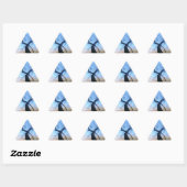 Sticker Triangulaire Arbre éffrayant (Feuille)