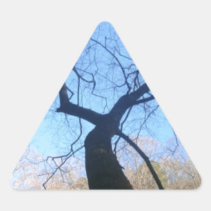 Sticker Triangulaire Arbre éffrayant