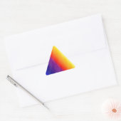 Sticker Triangulaire Arc-en-ciel (Enveloppe)