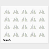 Sticker Triangulaire Architecture africaine Hakuna Matata (Feuille)