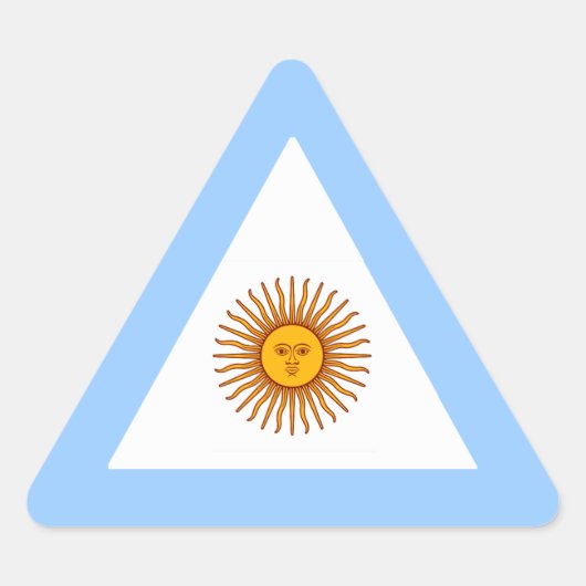STICKER TRIANGULAIRE ARGENTINE (Devant)