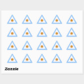 STICKER TRIANGULAIRE ARGENTINE (Feuille)