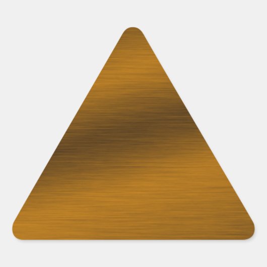 Sticker Triangulaire Arrière - plan de bronze brossé (Devant)