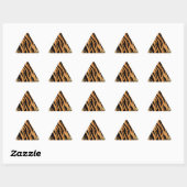 Sticker Triangulaire Arrière - plan de texture motif sans soudure (Feuille)