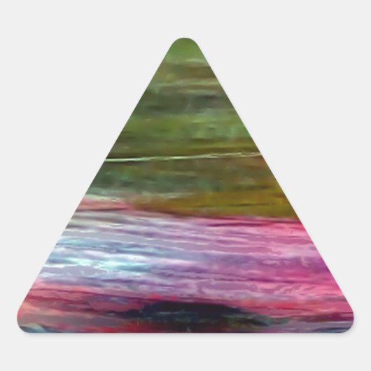 Sticker Triangulaire Art accidentel (Devant)