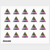 Sticker Triangulaire Art accidentel (Feuille)