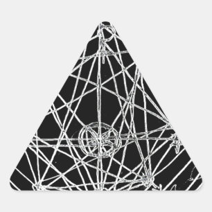 Sticker Triangulaire art de la transmutation alchimique