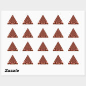 Sticker Triangulaire Art de langue kaléidoscope Impression/graphique (Feuille)
