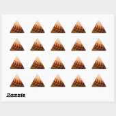 Sticker Triangulaire Art du baseball (Feuille)