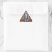 Sticker Triangulaire Astronaute Mars - Explorateur de l'espace sur une (Sac)