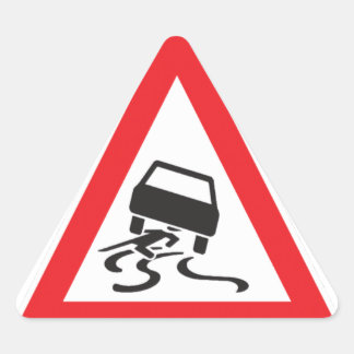 Sticker Triangulaire Attention aux conducteurs